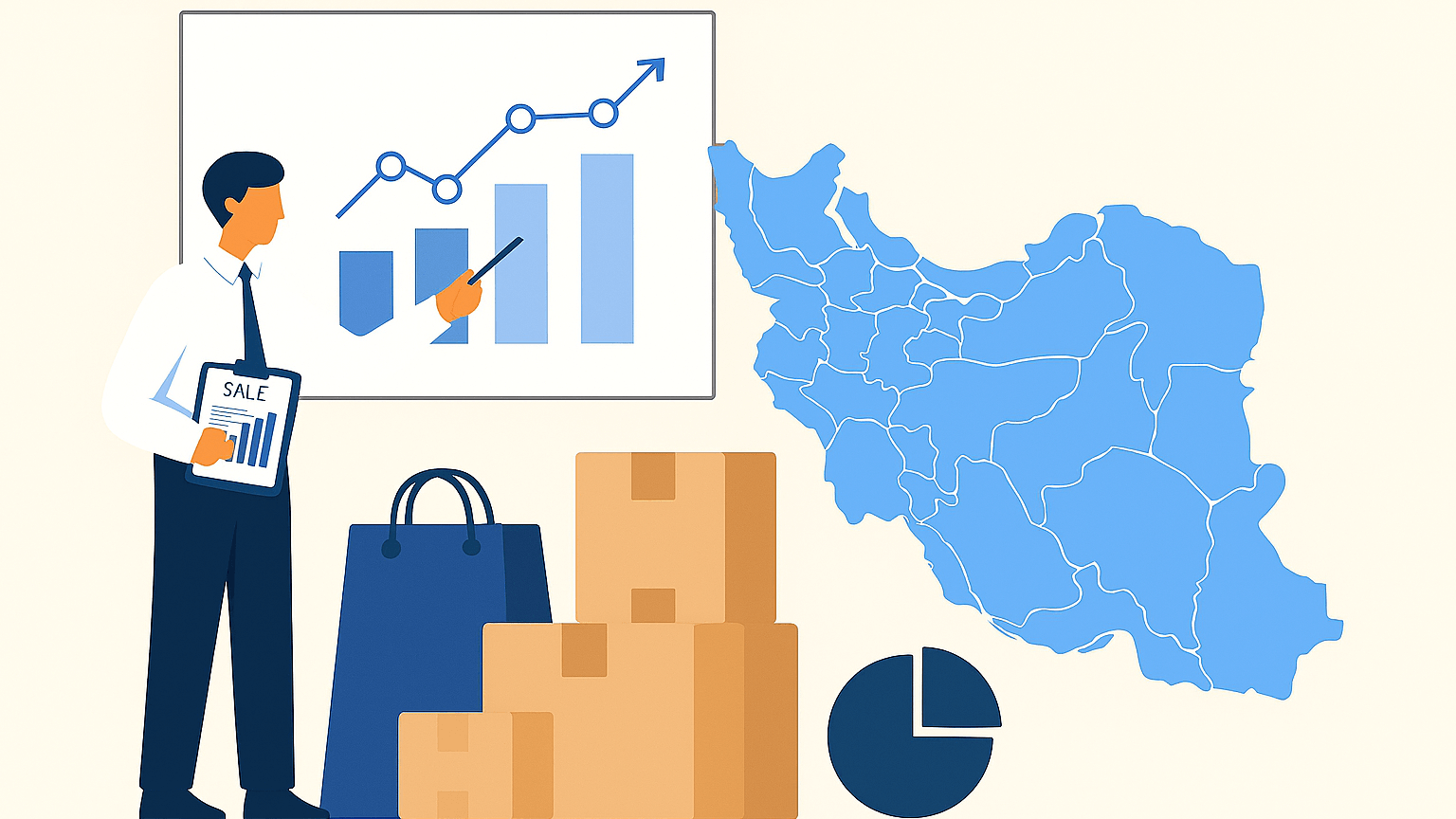تحلیل بازار ۱۴۰۴: کدام محصولات در کدام استان‌ها پرفروش‌ترند؟